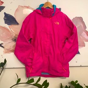 The North Face rain jacket